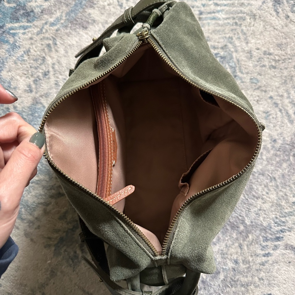 •NEVER USED• The Sak Los Feliz Moss Suede Hobo Bag - Picture 4 of 11
